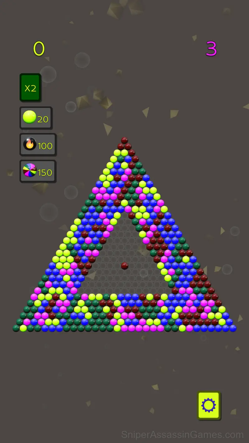 Balloons Pyramids gameplay screenshot 1