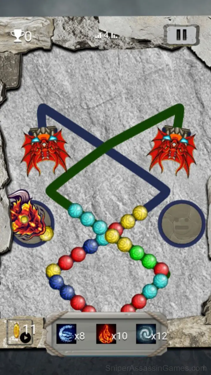 Zuma way of the dragon gameplay screenshot 3