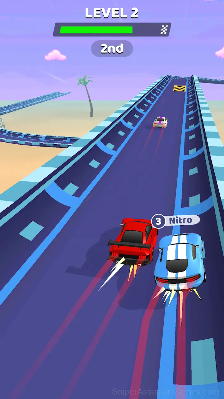 Flying Car Racing gameplay screenshot 4