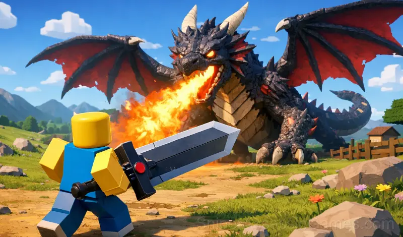 Play Battle of Knights: Robby and Dragons