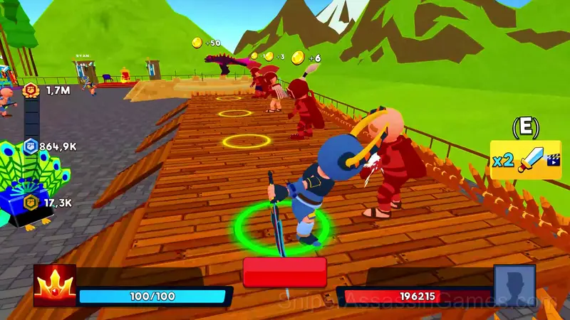 Battle of Knights: Robby and Dragons gameplay screenshot 2