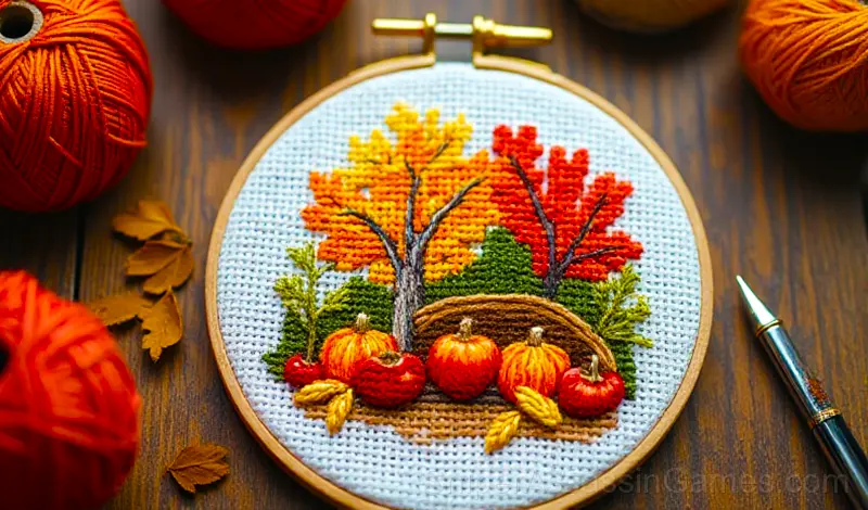 Play Cross-stitch by numbers