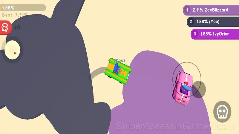 Paper io gameplay screenshot 5