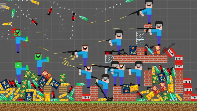 Super playground: noobs, chips and cola! gameplay screenshot 2