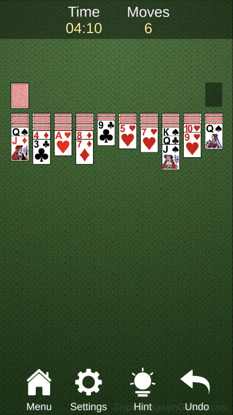 Spider: Solitaire 1, 2 or 4 suits for free gameplay screenshot 2