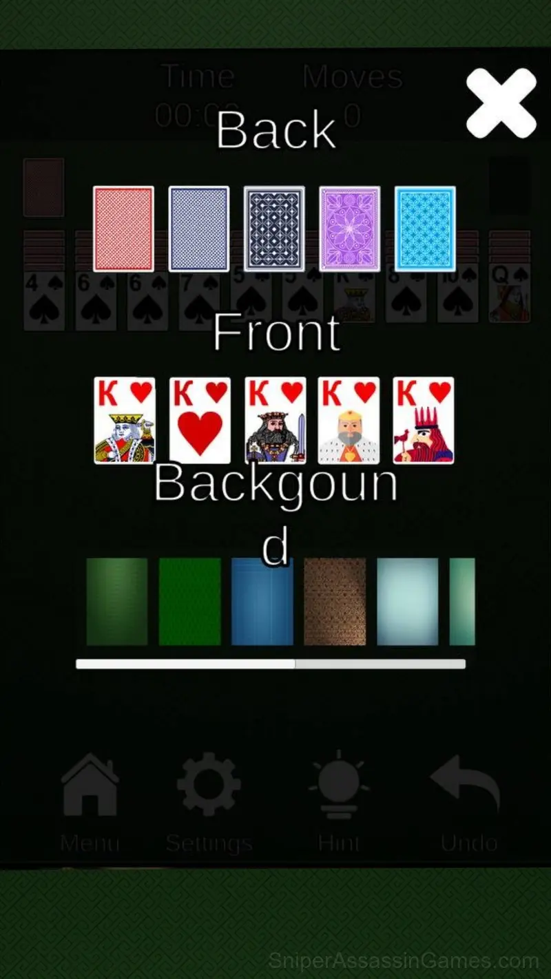 Spider: Solitaire 1, 2 or 4 suits for free gameplay screenshot 3