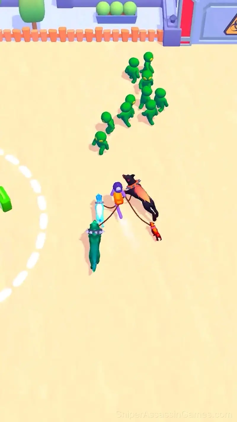 Dogs vs Aliens gameplay screenshot 6