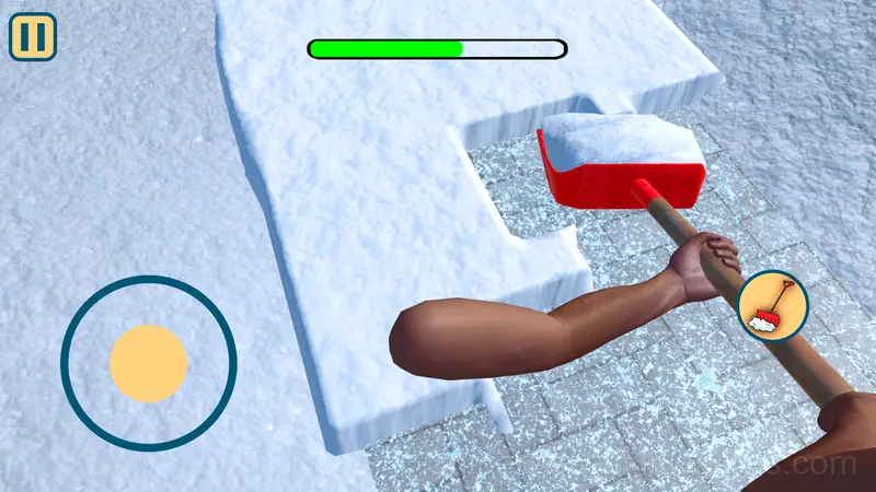 Snow Plowing Simulator gameplay screenshot 1