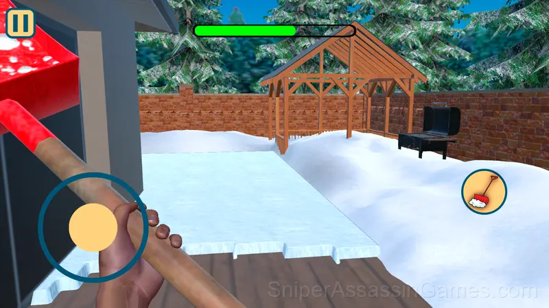 Snow Plowing Simulator gameplay screenshot 2