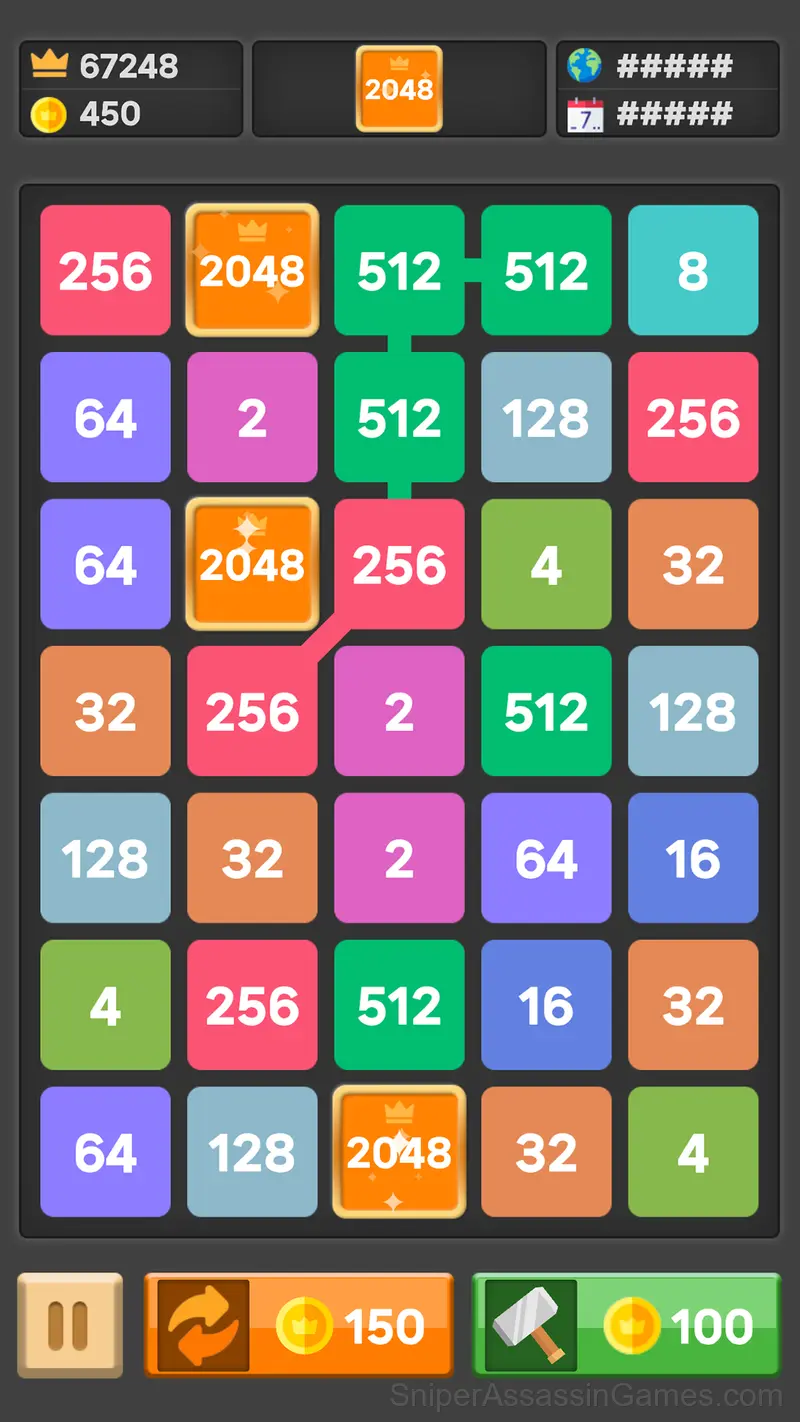 2248 Merge Puzzle gameplay screenshot 4