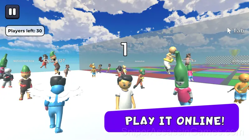 Color Race Obby gameplay screenshot 1