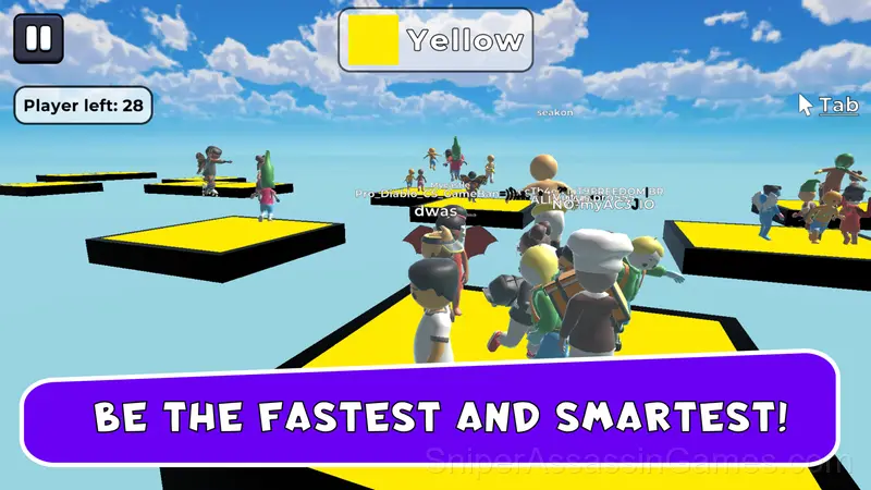 Color Race Obby gameplay screenshot 2
