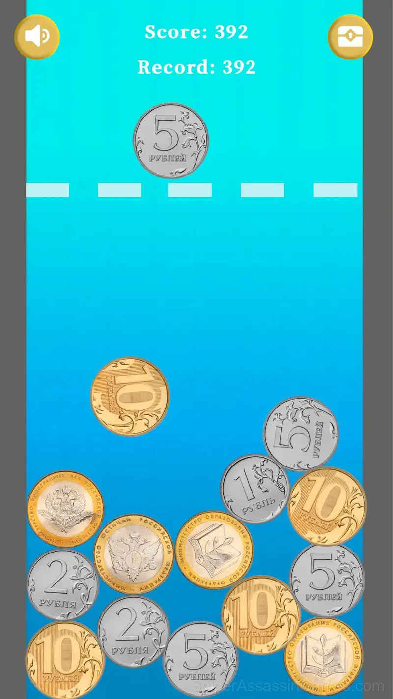 Merge the Russian Ruble! gameplay screenshot 2