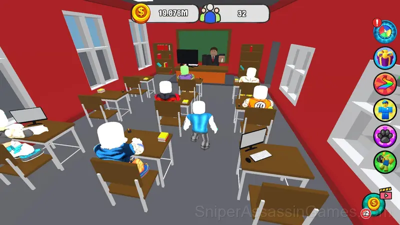 Nubik Obbik: School Tycoon. gameplay screenshot 3