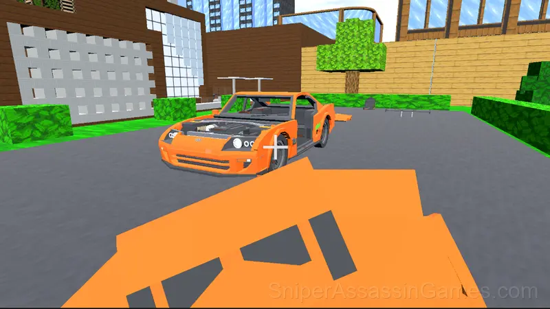 Build Noob's Car 3D! gameplay screenshot 1