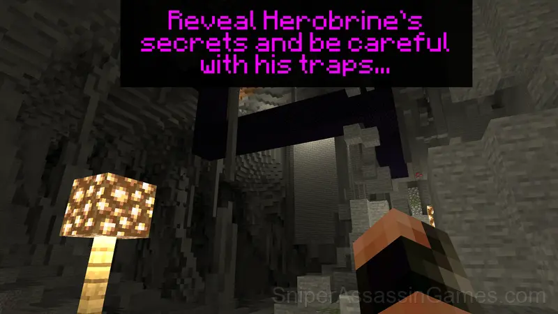 Herobrine Bunker gameplay screenshot 1