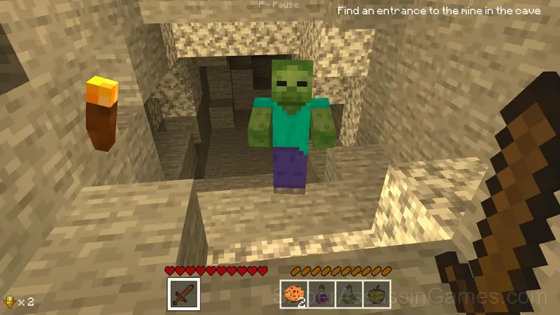 Herobrine Bunker gameplay screenshot 2