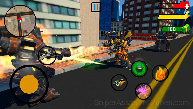 Transformers Battle For The City gameplay screenshot 3