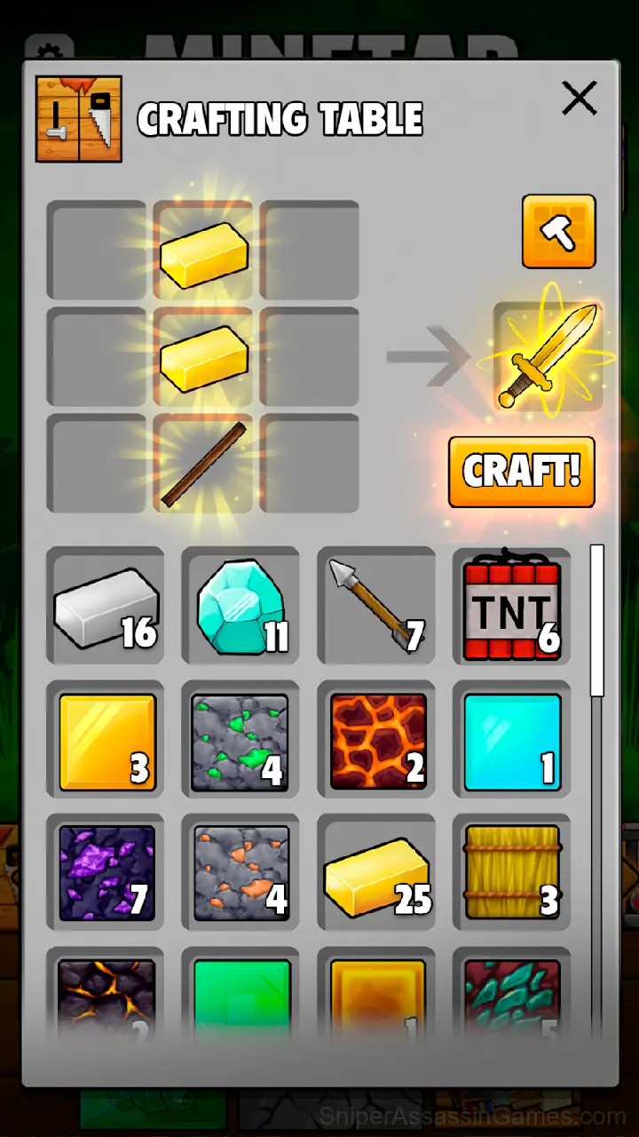 Minetap Merge Clicker gameplay screenshot 3