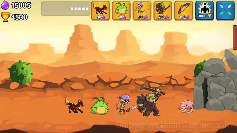 Monster War Era gameplay screenshot 1