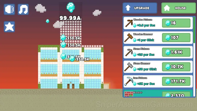 Simulator Builder Skyblock gameplay screenshot 1