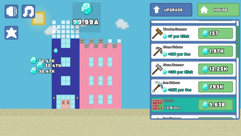 Simulator Builder Skyblock gameplay screenshot 2