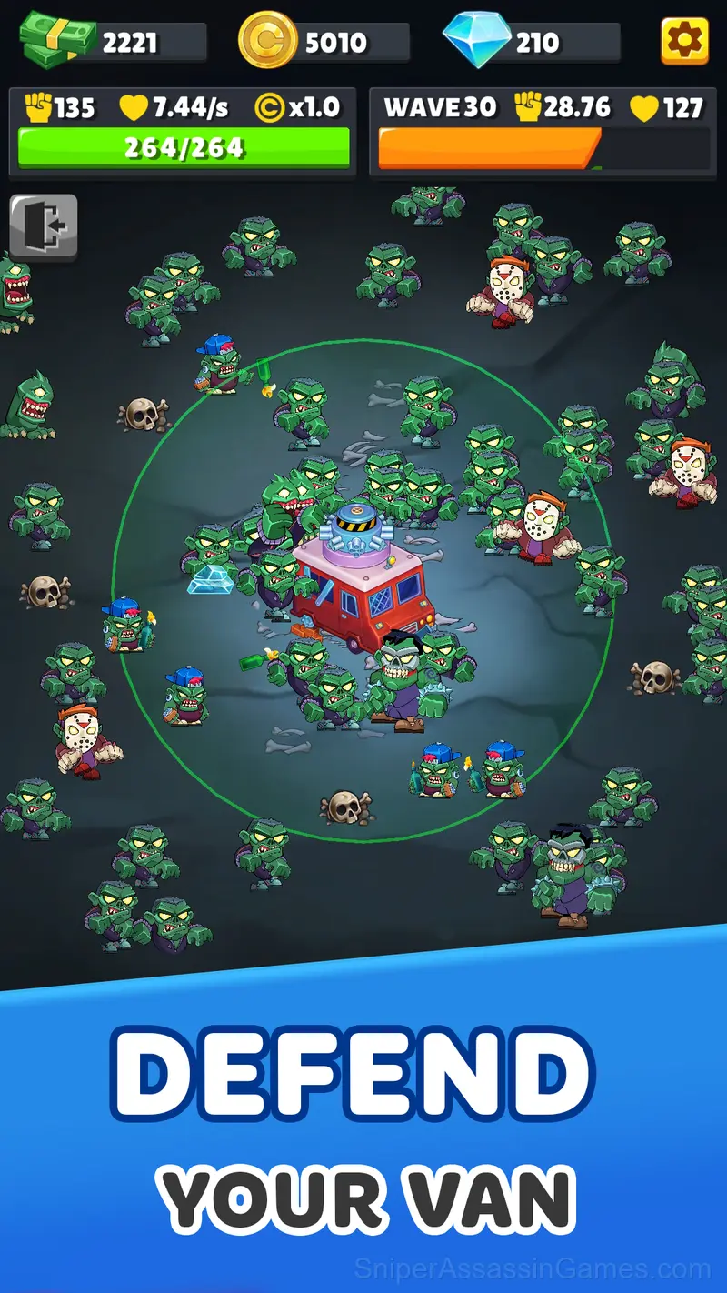 Zombie Van gameplay screenshot 1