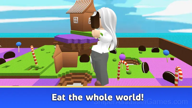 Obby: Eat the World gameplay screenshot 2