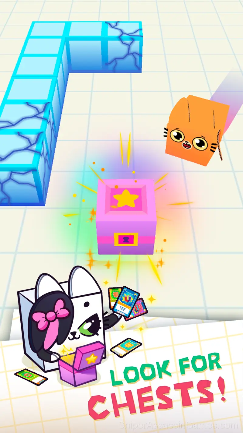 Cube Cats io gameplay screenshot 2