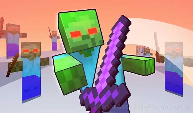 Play Super Sword - Noob Vs Zombies