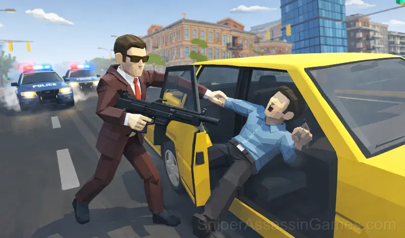 Play City of Bandits. Car Theft