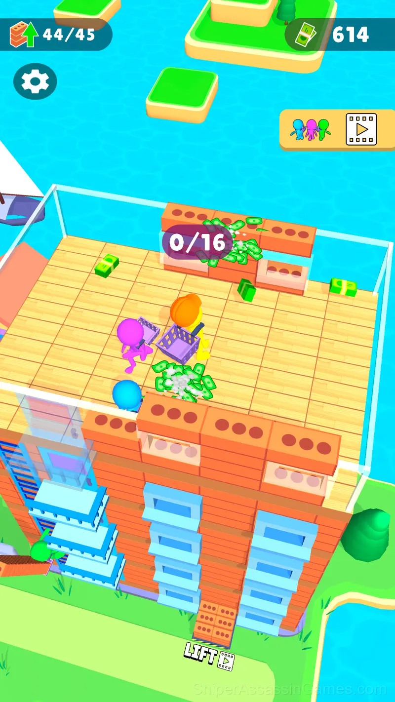 Tower Master: Collect & Build gameplay screenshot 1