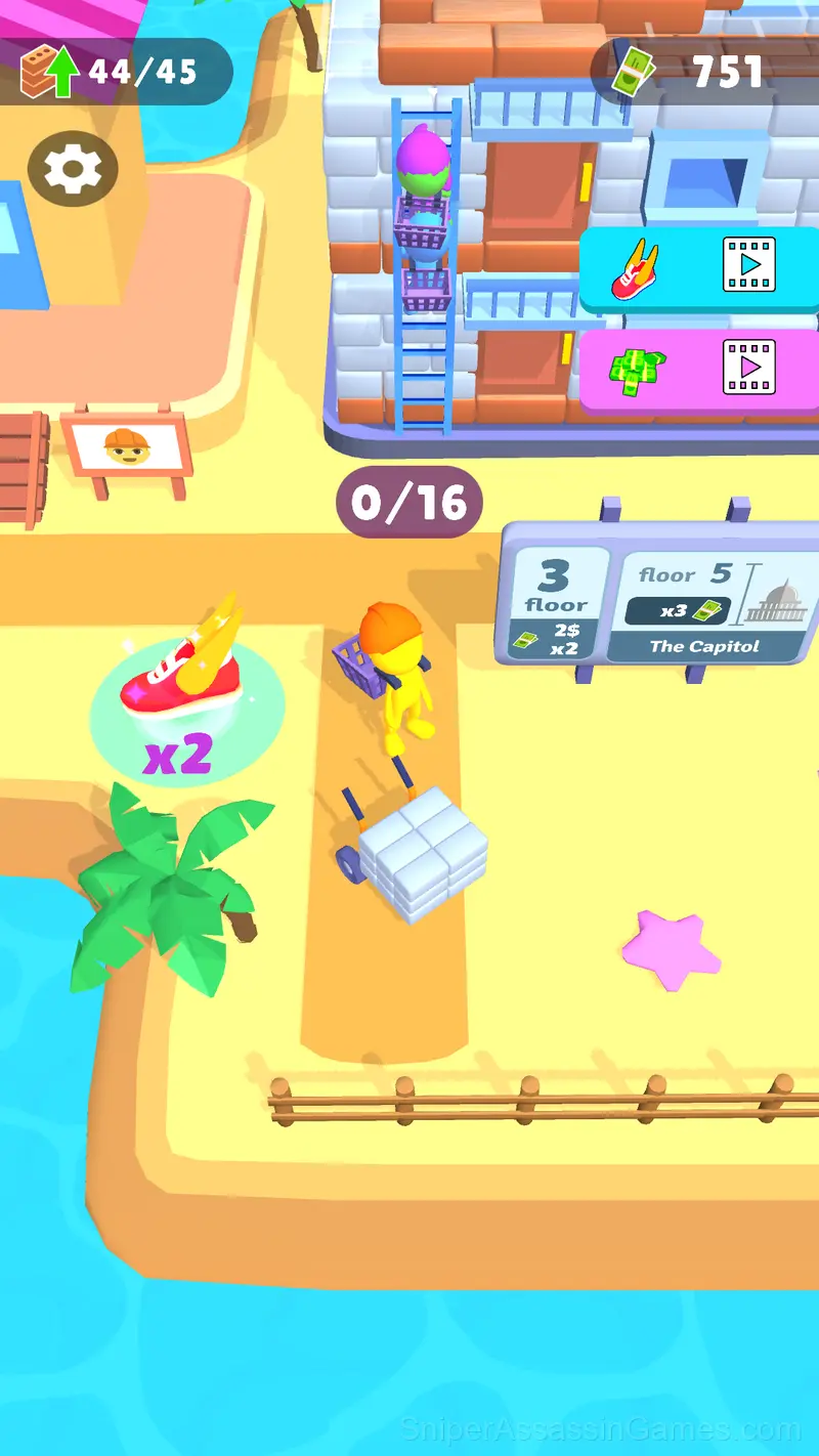 Tower Master: Collect & Build gameplay screenshot 2