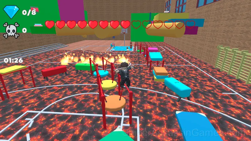 Obby: School Escape, Monster gameplay screenshot 1