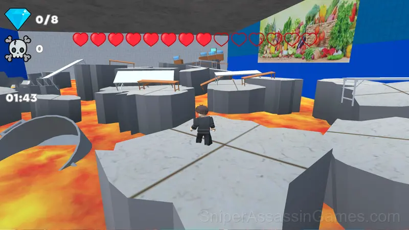 Obby: School Escape, Monster gameplay screenshot 3