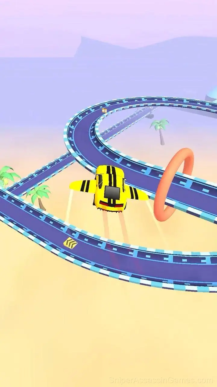Crazy Flying Car gameplay screenshot 1