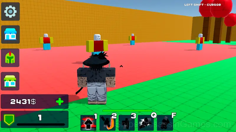 Samurai sword master Robby gameplay screenshot 1