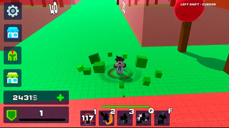 Samurai sword master Robby gameplay screenshot 2
