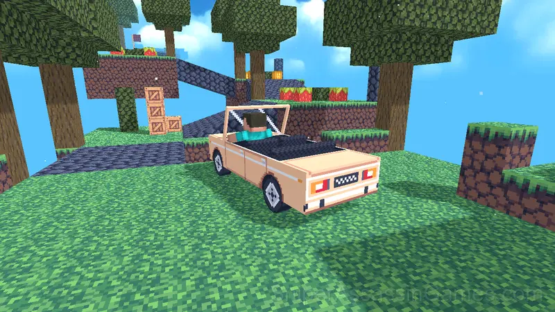 Noob: Obby in a car gameplay screenshot 1
