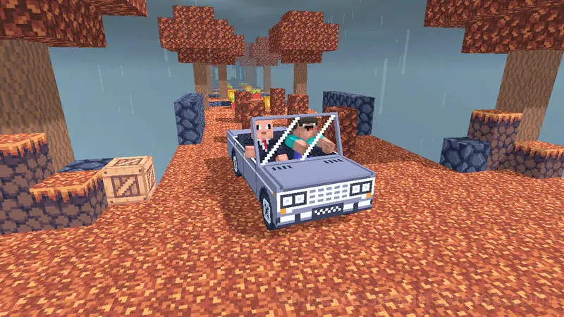 Noob: Obby in a car gameplay screenshot 2