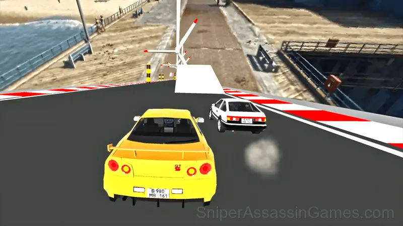 BeamNG Downhill Racing gameplay screenshot 1