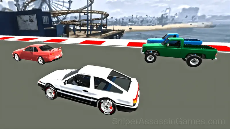 BeamNG Downhill Racing gameplay screenshot 2
