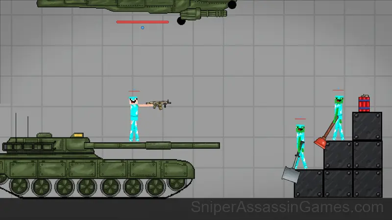 Nubik Playground: Military mod gameplay screenshot 1
