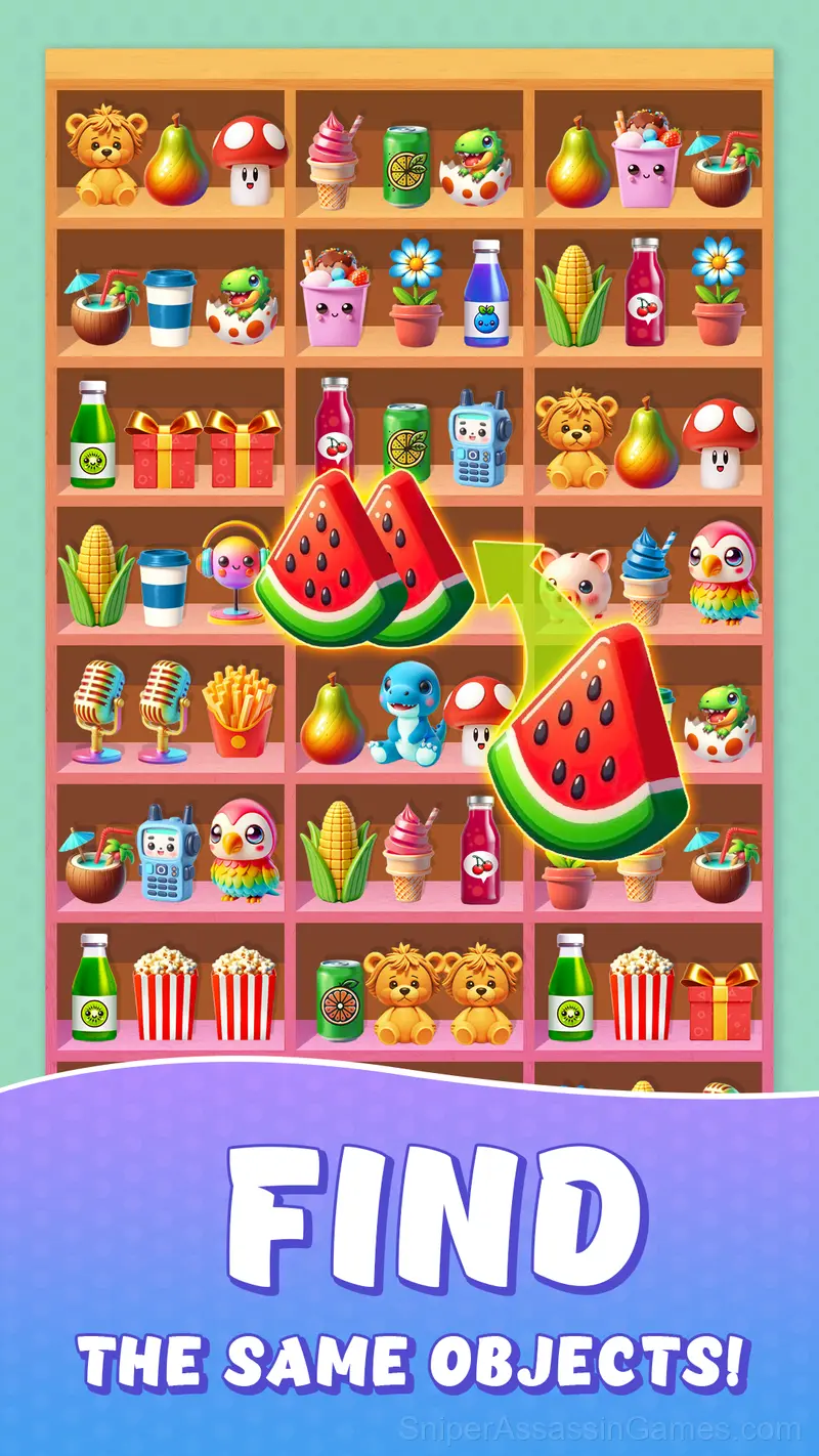 Clean the Room: Shelves and Objects Sorting gameplay screenshot 1