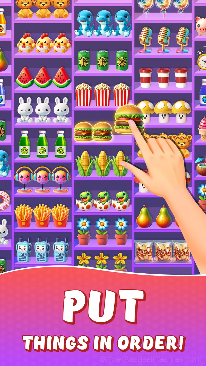 Clean the Room: Shelves and Objects Sorting gameplay screenshot 5