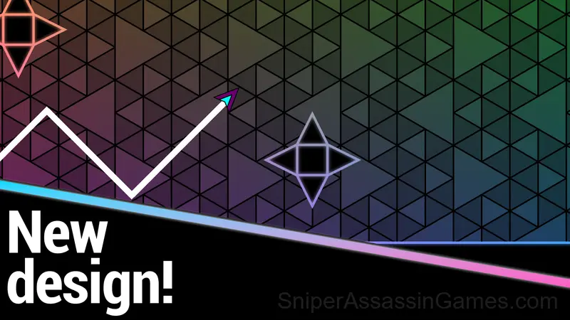 Geometry Wave: Neon Challenge 2 gameplay screenshot 1