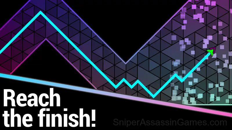 Geometry Wave: Neon Challenge 2 gameplay screenshot 4