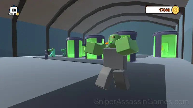Obby: Build a Zombie Factory! gameplay screenshot 1