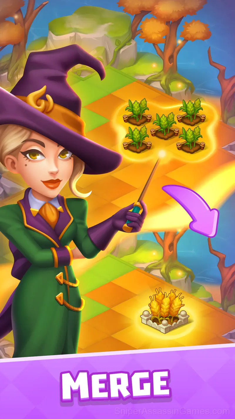 Magic School Merge gameplay screenshot 1