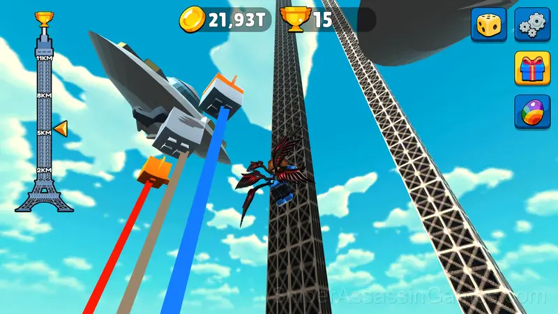 Robby: Climb and Jump Tower gameplay screenshot 2